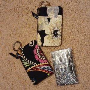 Vera Bradley ID coin purse and card case